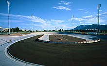 The OTC velodrome in Colorado Springs soon after it opened. OTC velodrome.jpg