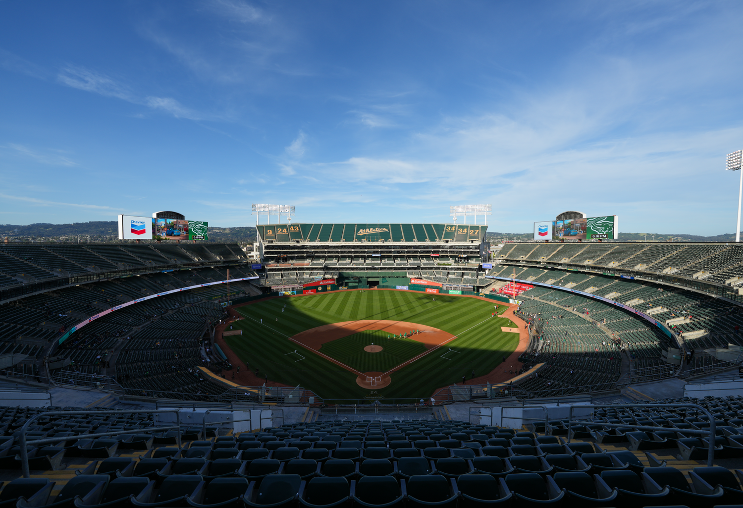 Oakland A's set Coliseum attendance record with 56,310 fans