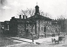 The second Ohio Statehouse, built in 1809 Ohio's second statehouse - Zanesville.jpg