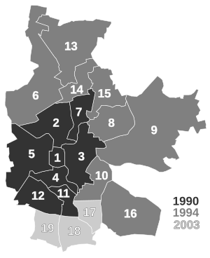 Ortsteile von Cottbus