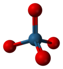 Modello della molecola di tetrossido di osmio