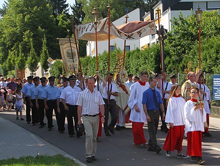 Procession in Ottersweier, Germany