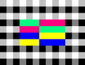 네덜란드 공영 방송의 테스트 패턴, 1978년부터 1988년까지 사용되었다.