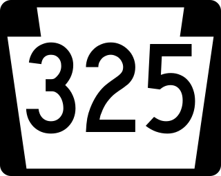 <span class="mw-page-title-main">Pennsylvania Route 325</span> State highway in Pennsylvania, US