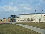 Plainfield North High School entrance.