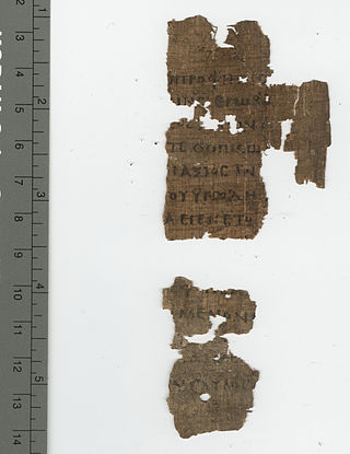 <span class="mw-page-title-main">Papyrus 120</span> New Testament manuscript