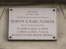 Paris 1er 68 Quai des Orfèvres Martin Karl Flinker 403.JPG