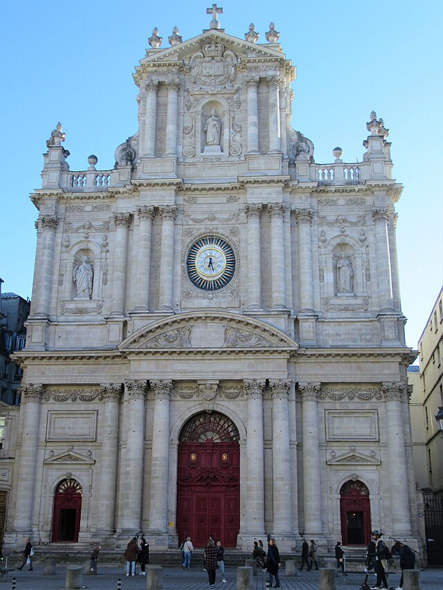 Außenansicht von Saint-Paul-Saint-Louis nach der Renovierung (April 2023)