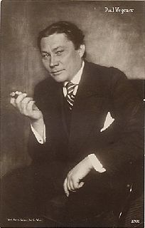 Paul Wegener German actor, writer, and film director