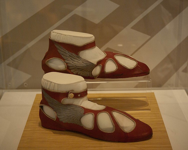 File:Philips red rubber "Silver Wing" bathing shoes (5774091451).jpg