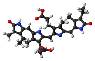 <span class="mw-page-title-main">Phycocyanobilin</span> Chemical compound