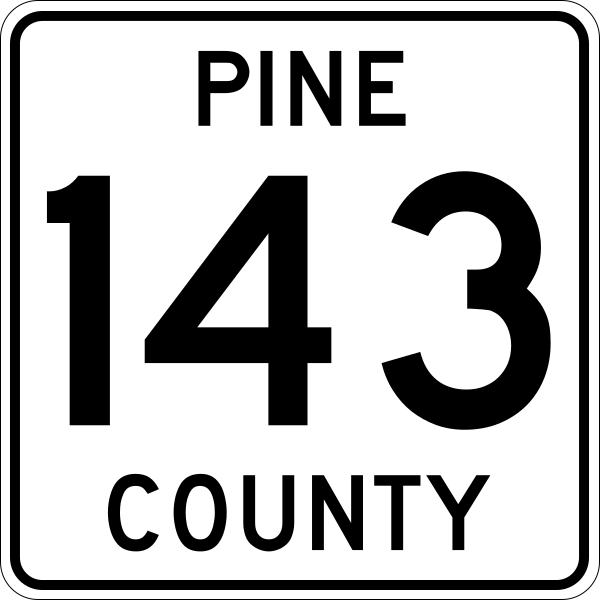 File:Pine County Route 143 MN.svg