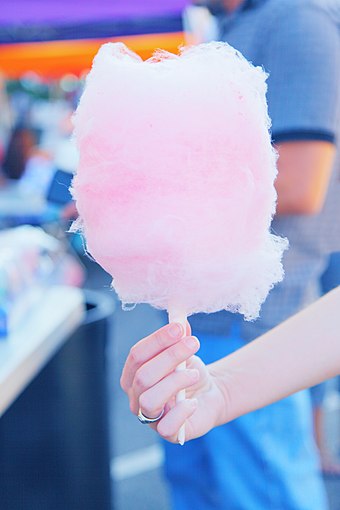 A tuft of cotton candy