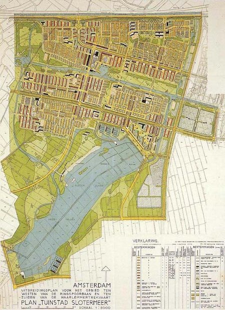 Plan Slotermeer uit 1939