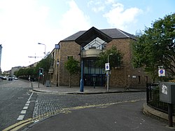St Leonard's Police Station, opened 1990 Police divisional HQ, St Leonard's St, Edinburgh - geograph.org.uk - 3550964.jpg