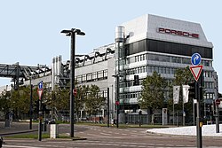 Porsche Zuffenhausen factory, Stuttgart (9653682247).jpg