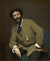 Portrait of Carolus-Duran by John Singer Sargent, 1879 Portrait of Carolus-Duran.jpg