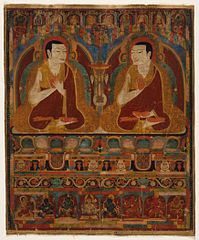 Portrait of Two Taklung Lamas