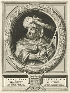 <span class="mw-page-title-main">Kara Mustafa Pasha</span> Grand Vizier of the Ottoman Empire from 1676 to 1683