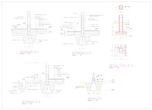 Potongan Detail Pondasi di Tanah Mineral