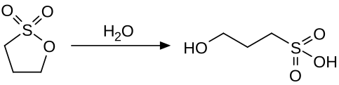 Hidroliza propan-1,3-sultona