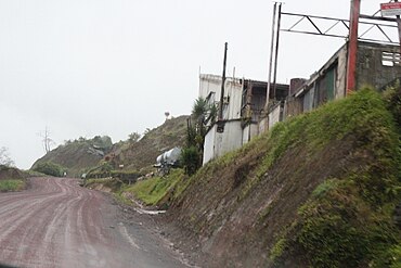 Casas reconstruidas luego del terremoto en la zona devastada.