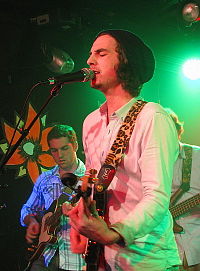 Quincy Mumford during the recording of his 2012 live album at The Saint.