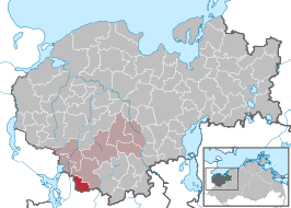 Kaart van Rögnitz