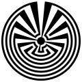 Radial labyrinth