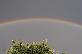 Rainbow after thunderstorm