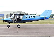 Rans S-6 Coyote II ultralight made by the students of the school arrives at the 2017 RIAT, England Rans S-6 Coyote II (G-GWFT) at RIAT Fairford 13July2017 arp.jpg