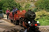 Kereta api Ravenglass dan Eskdale di Cumbria, England