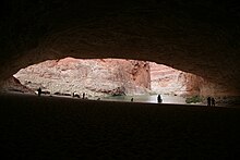 Redwall Cavern would have been flooded by the lower dam Redwall Cavern.JPG