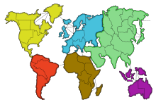 מפת העולם כלוח המשחק