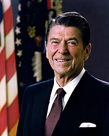 Ronald Reagan's presidential portrait, 1981