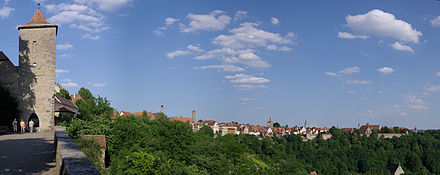 View from the Castle Gate (Burgtor)
