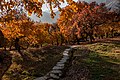 Royal gardens in Autumn, Hunza