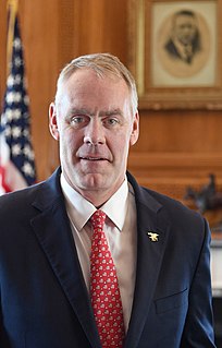 Ryan Zinke 52nd United States Secretary of the Interior