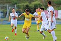 * Nomination: Benjamin Sulimani (SV Stripfing, 2nd from left)) in duel with Philip Holzer (SC Wiener Neustadt, 2nd from right). --Steindy 00:18, 9 November 2021 (UTC) * * Review needed