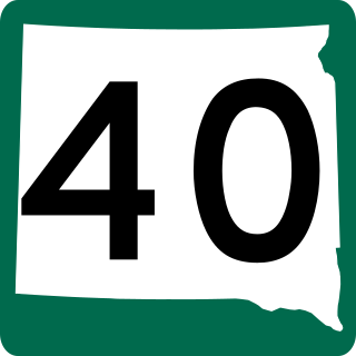 <span class="mw-page-title-main">South Dakota Highway 40</span> State highway in South Dakota, United States