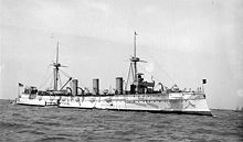 Kaiserin Augusta, the preceding protected cruiser SMS Kaiserin Augusta 1 1893.jpg