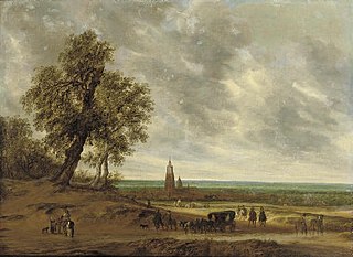 Landscape with horsemen near Amersfoort