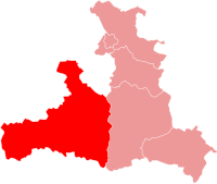 okres Zell am See na mapě Salcburska