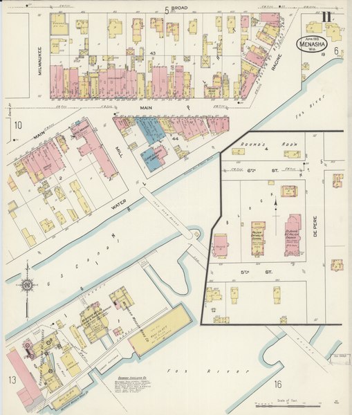 File:Sanborn Fire Insurance Map from Menasha, Winnebago County, Wisconsin. LOC sanborn09615 007-11.tif