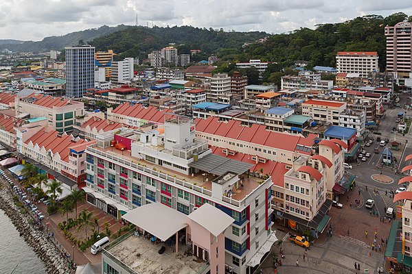 Image: Sandakan Sabah View from Harbour Mall 01