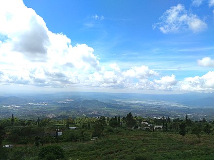 The view from Pondok Kopi Umbul Sidomukti