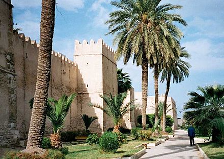 The walls of Sfax's old Medina