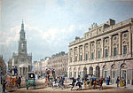 Fasaden mot The Strand, 1836.