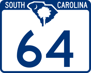 <span class="mw-page-title-main">South Carolina Highway 64</span> State highway in South Carolina