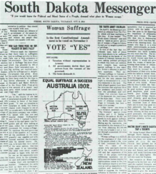 <i>South Dakota Messenger</i> American feminist newspaper (1912–1914)